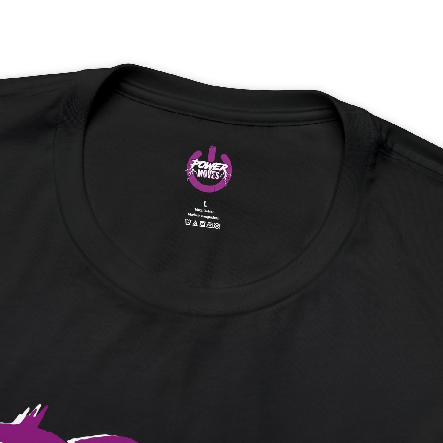 Black & Purple Power Moves Tee