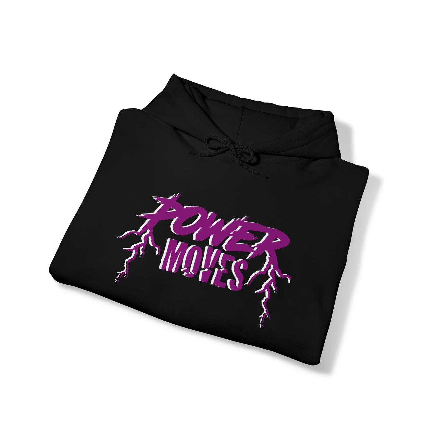 Purple & Black Power Moves Hoodie