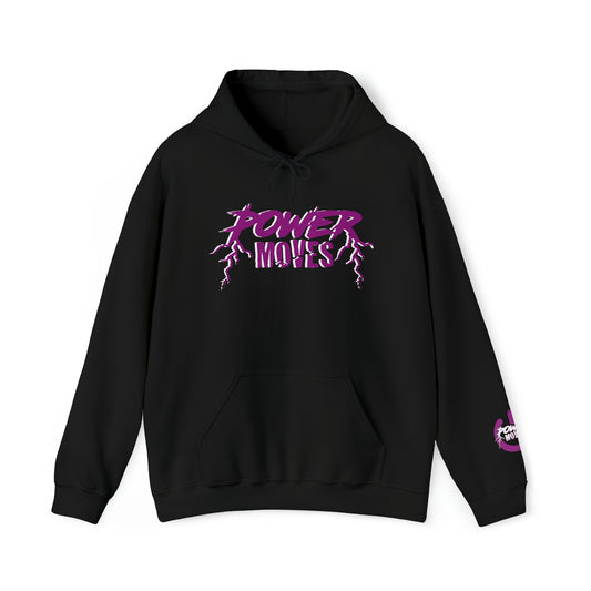 Purple & Black Power Moves Hoodie