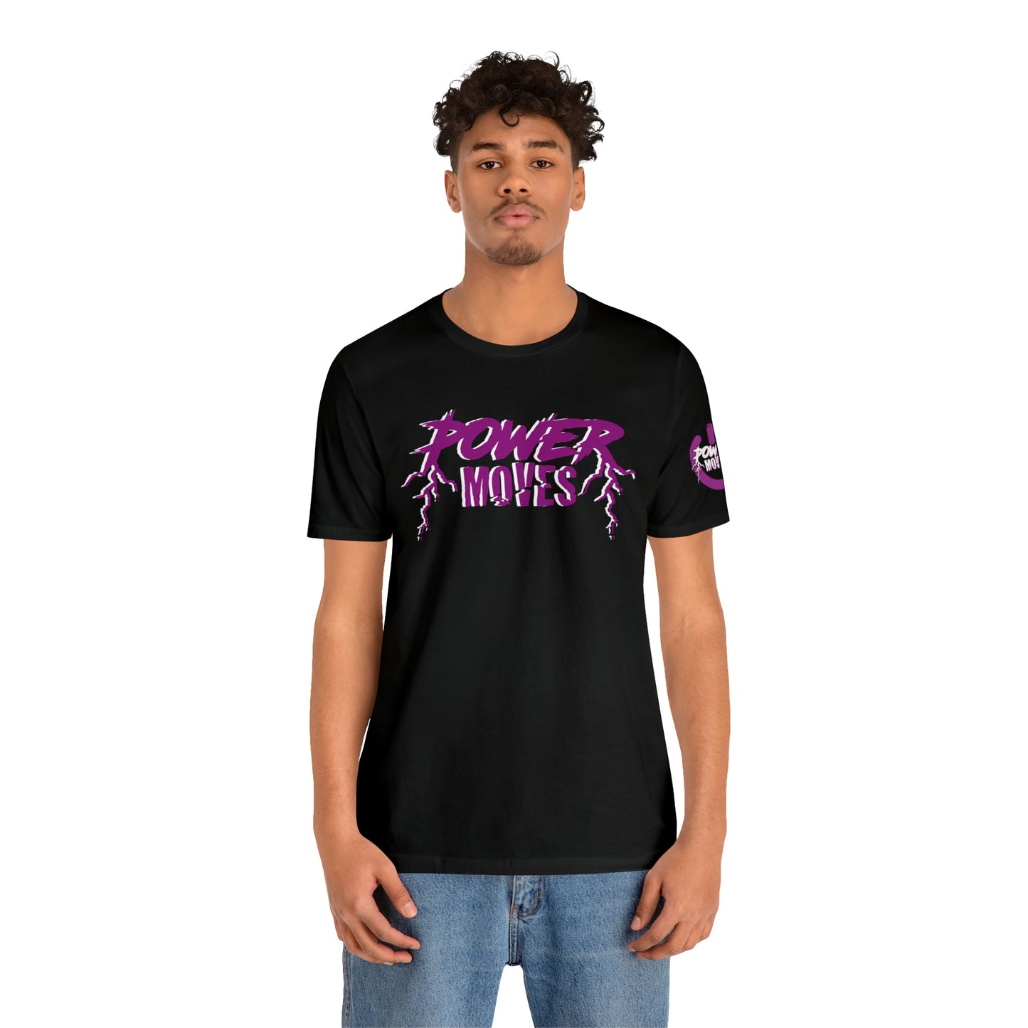 Black & Purple Power Moves Tee