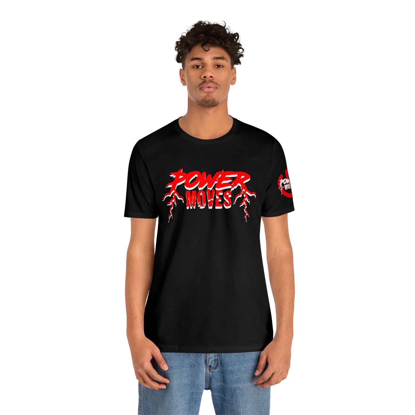 Black & Red Power Moves Tee