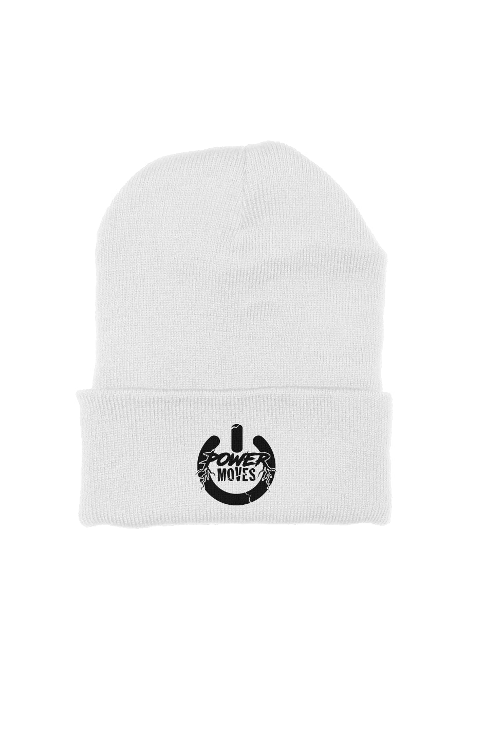 Power Button Beanie (White)