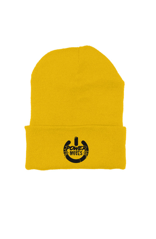 Power Button Beanie (Gold)