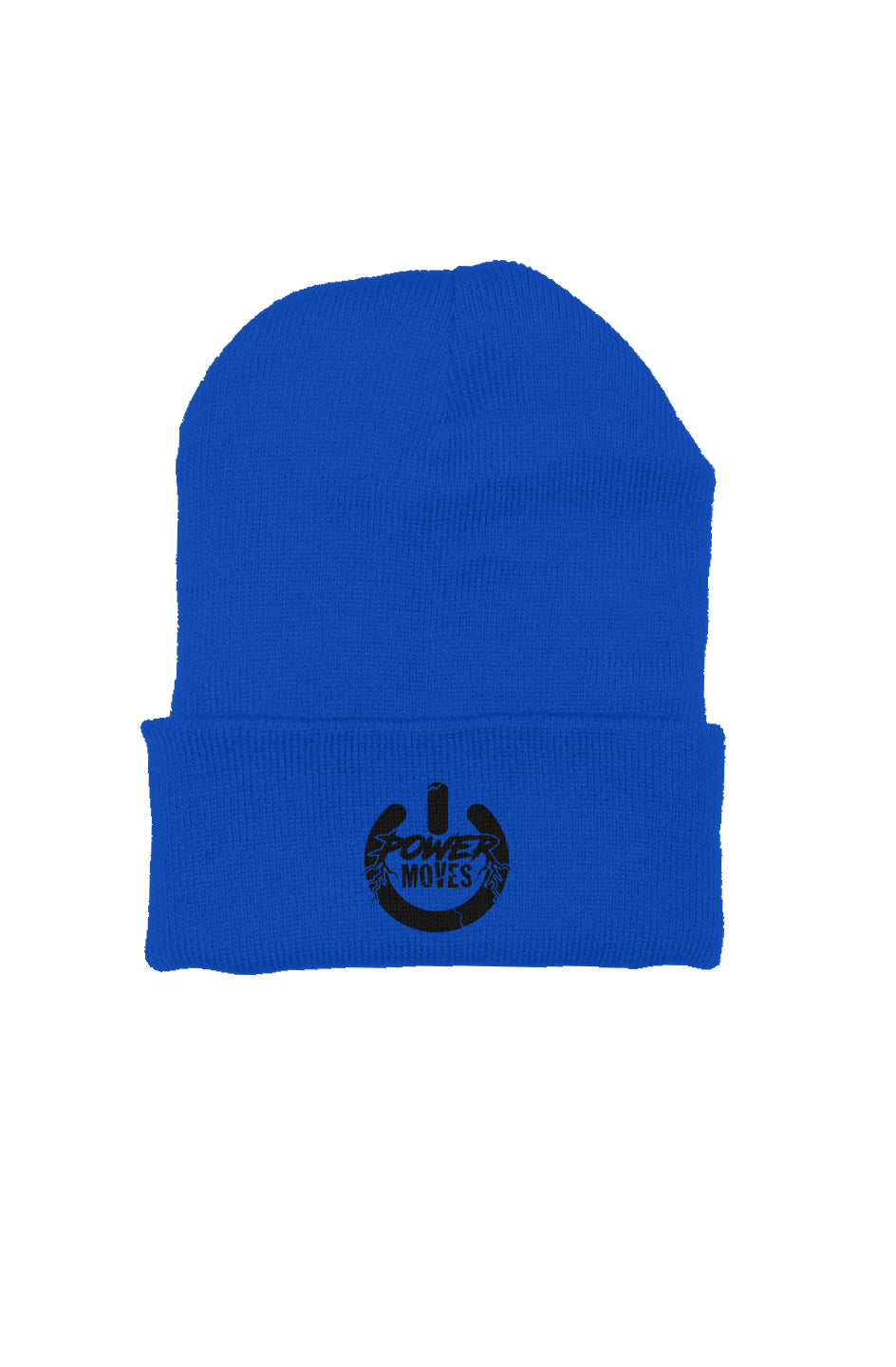 Power Button Beanie (Blue)