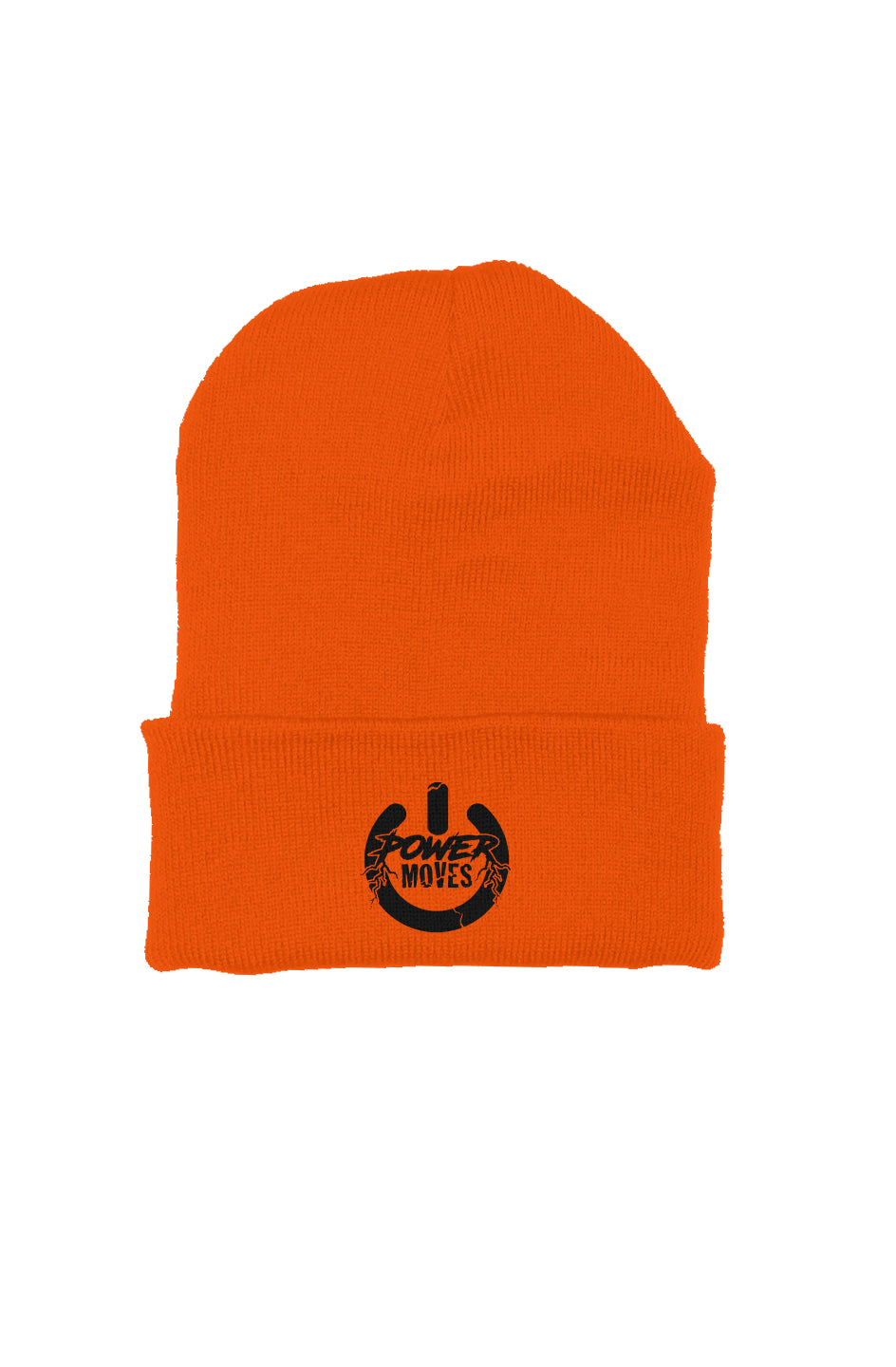 Power Button Beanie (Orange)