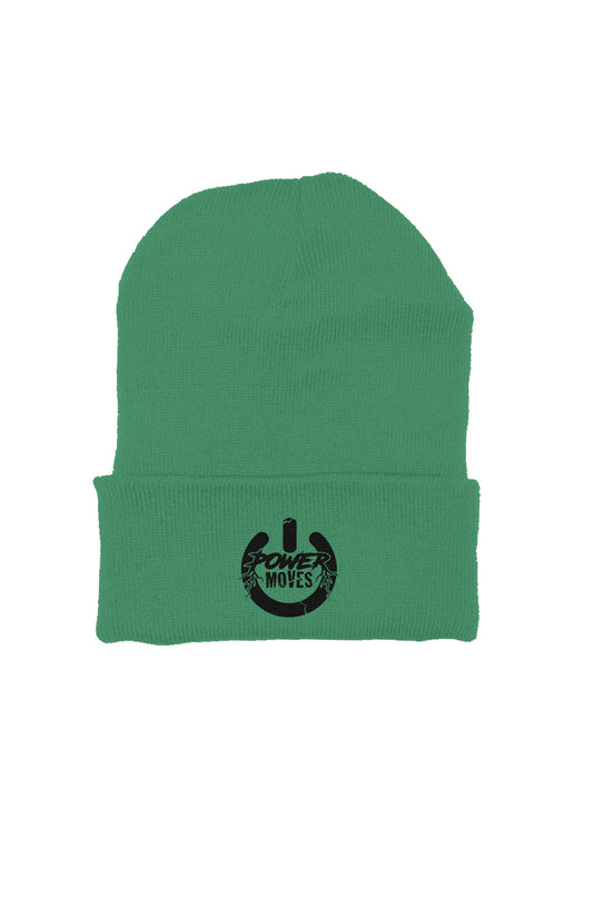 Power Button Beanie (Kelly Green)