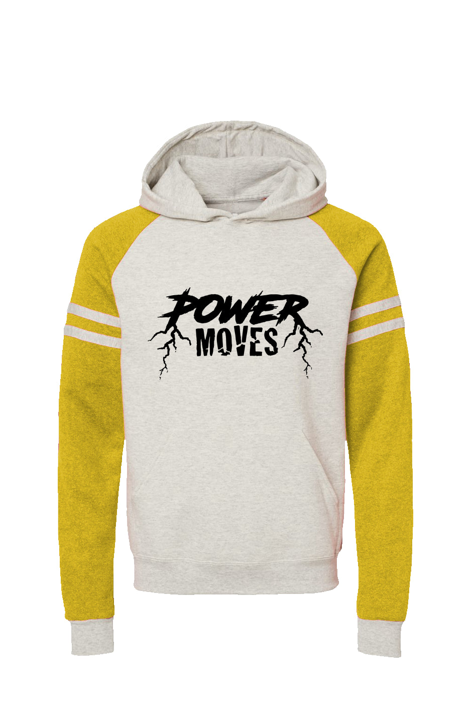 Power Moves Varsity Hoodie (Yellow)