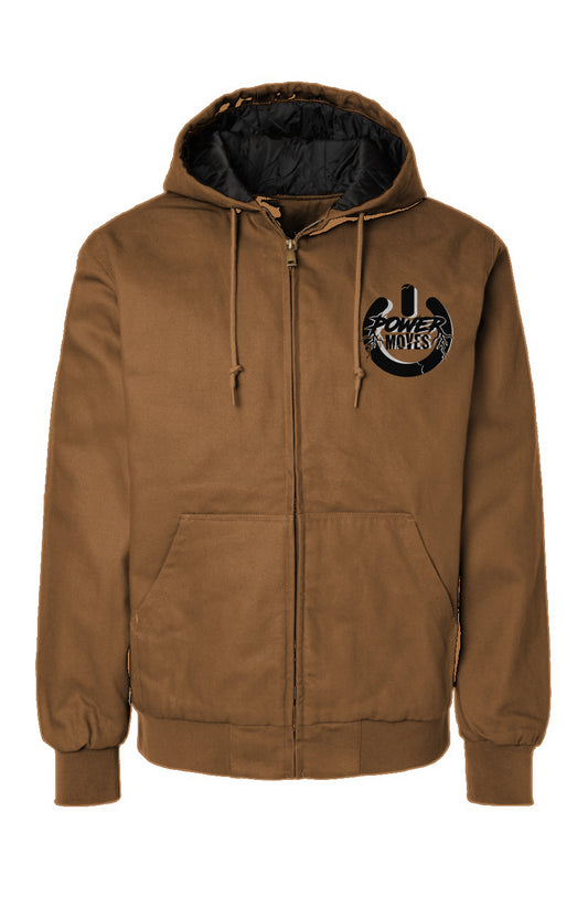 Power Button Work Jacket (Brown)