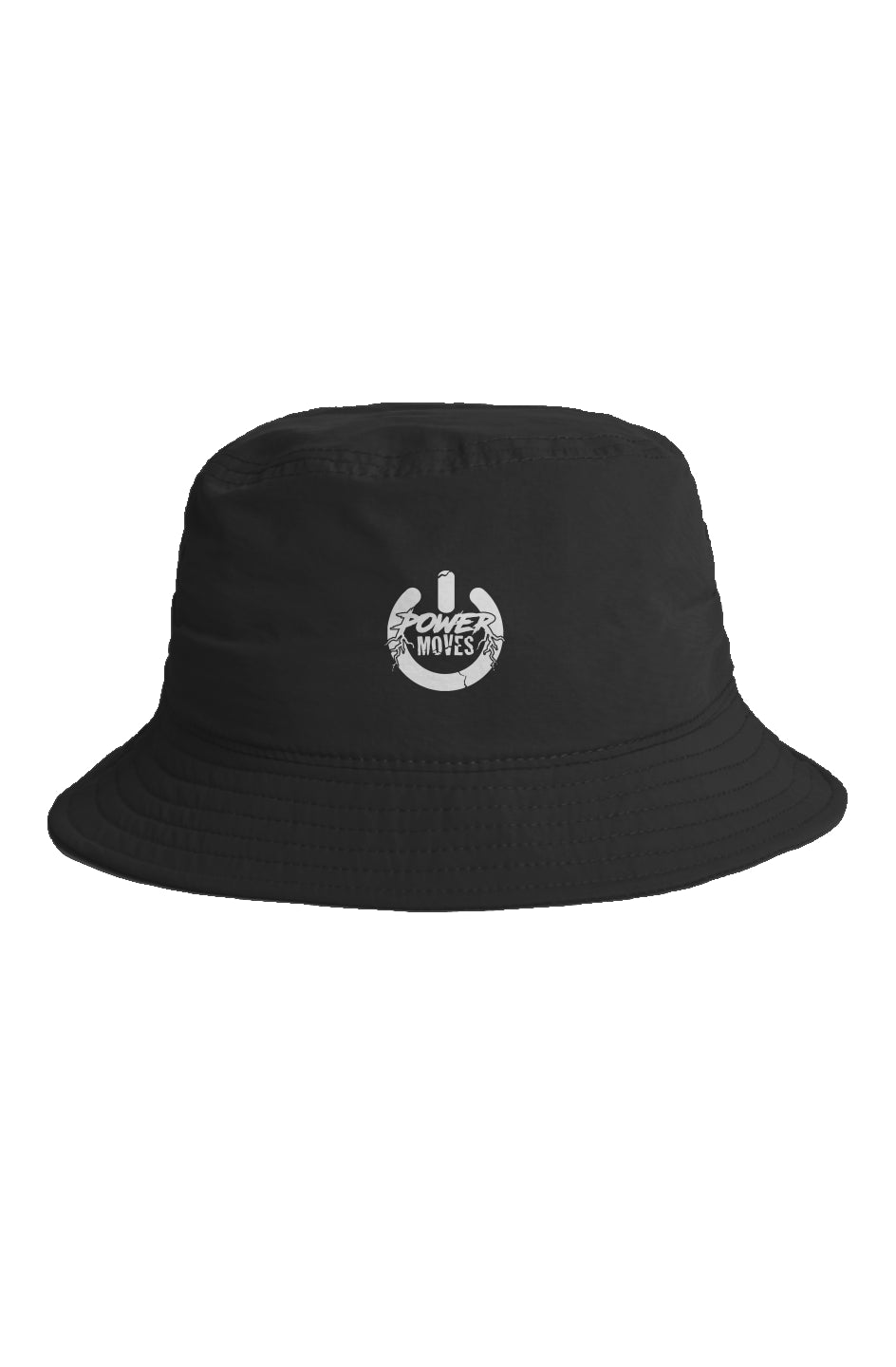 Power Button Bucket Hat (Black)