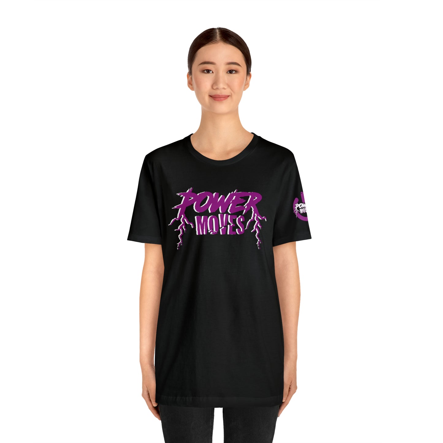 Black & Purple Power Moves Tee